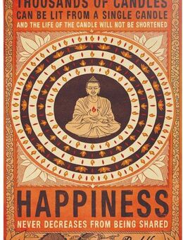 Reinders! Poster Buddha Happiness, (1 St)