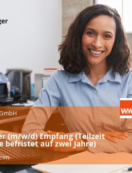 Mitarbeiter (m/w/d) Empfang (Teilzeit 50 % sowie befristet auf zwei Jahre) - Kornwestheim