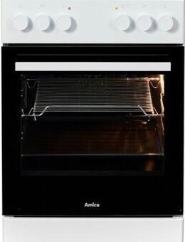 Amica Elektro-Standherd SHC 903 021 W, mit Teleskopauszug nachrüstbar, Steam Clean