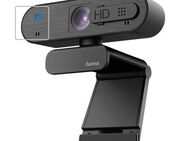 Hama PC Webcam für Laptop PC, Streaming, Chatten mit Mikrofon, Windows Mac Full HD-Webcam (Full HD, Plug & Play, verschließbare Linse, Standfuß, Stativgewinde, drehbar)
