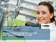 SachbearbeiterIn im Bereich Vertrieb / ExportsachbearbeiterIn (m/w/d) - Ulm