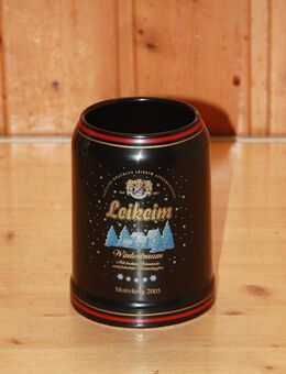 Leikeim Wintertraum 2005 seit 1887 Bierkrug Steingut Steinzeug Keramik 0,5L neu - Borken