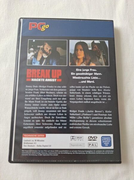 Break up nackte Angst FSK16 mit Bridget Fonda, Kiefer Sutherland - Essen