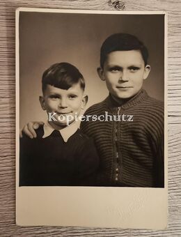 Atelier Hans Lüdicke, Magdeburg,Echtfoto/Karte 14,3 x 10cm,Brüder - Bautzen