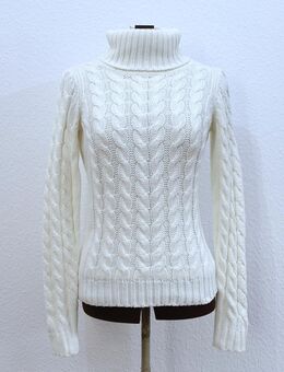 Laura Scott Rollkragenpullover | Strickpullover, weiß, Gr. 34/36 - Dresden
