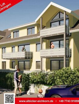 3 Zi. DG mit Balkon ca.91 m² - Wohnung 7 - Sudetenstr. 7, 79787 Lauchringen - Neubau - Lauchringen