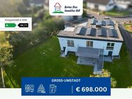 DIETZ: Provisionsfreier sanierter Bungalow! Wärmepumpe - PV - Batterie - Ladesäule - Garage - Garten - Groß Umstadt