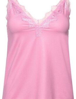 rosemunde Unterhemd Billie Strap Top wunderschöner Vintage-Spitzenbesatz an Ausschnitt und Saum