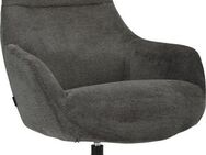 INOSIGN Drehsessel CLARINDA moderner Ohrensessel drehbar, TV-Sessel, Relaxsessel, 360-Grad drehbar, robustes Metallgestell
