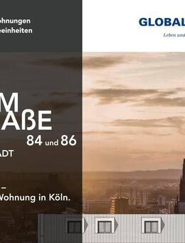 Exklusive 4-Zimmer-Wohnung mit großzügiger Terrasse in zentraler Lage – Domstraße 86, WE 1 - Köln