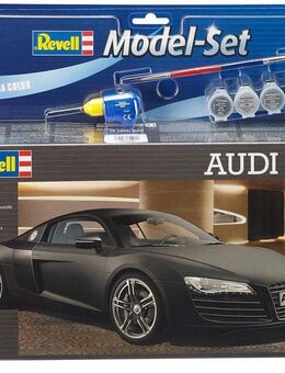 Revell® Modellbausatz Model Set, Audi R8, Maßstab 1:24, (Set), Made in Europe