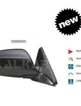 AUSSENSPIEGEL SPIEGEL RECHTS ELEK HONDA CIVIC VI 6 EJ 76200S03G15 - Dortmund Wickede