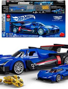 Mattel® Modellbausatz Mattel Brick Shop Hot Wheels, SPEED SERIES CADILLAC, Maßstab 1:32, (236-tlg)