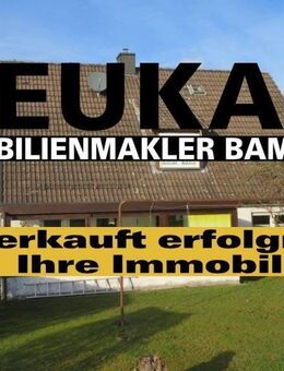 RECKENDORF-GERACH: FREISTEHENDES HAUS MIT 2 GARAGEN AUF ca.1051m2 FÜR 179.000,-EURO - Gerach (Bayern)