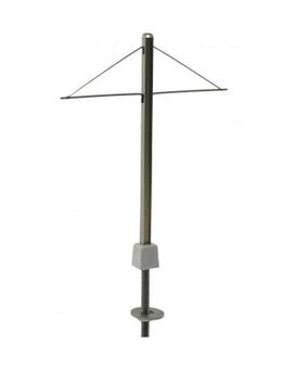 Sommerfeldt Moderner Straßenbahn Mittelmast H0 Art. 105 - NEU - Ettlingen Zentrum