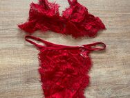 Neues rotes Dessous Unterwäsche Set Gr. S spitze - Hamburg