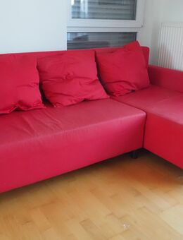 Verschenke IKEA Eck-Schlafcouch, 225  breit, 80 tief, Schenkel 130cm. Bettliegefläche 120x200 - Ratingen