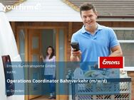 Operations Coordinator Bahnverkehr (m/w/d) - Dresden