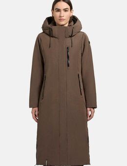 khujo Wintermantel Lofi2-YM Langer Damen Winterparka mit Kapuze