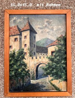 Öl Gemälte auf Karton von 1941 - Diepholz