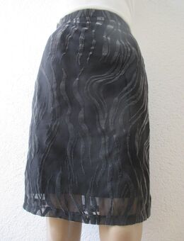 NEU * Edel * schimmernd * Kostüm * Etui * Shift * Seiden- Chiffon * High-Waist * ROCK "cavita SCHNEEBERGER by ESCADA" Gr. 38-40/ S- M * schwarz * Gothic * - Riedlingen