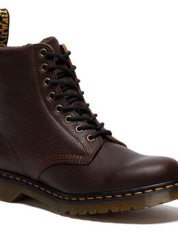 DR. MARTENS 1460 schmale Form Schnürstiefelette Plateaustiefel, Winterstiefel mit modischem Blockabsatz