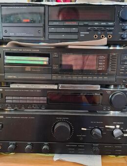 Hifi-Stereoturm, Kennwood, schwarz - Augsburg