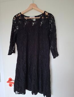 Midikleid, schwarz, Spitze, L,C&A - Limburgerhof