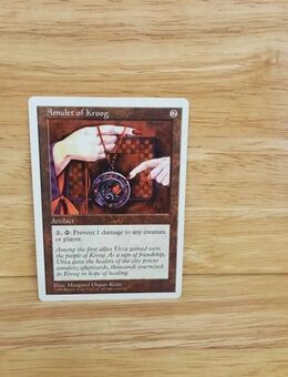 Magic The Gathering-Sammelkarte-Amulet of Kroog. - Nörvenich