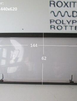 Wilk-Wohnwagenfenster Roxite 94 D399 Polyplastic ca 144 x 62 gebr. zB 400 ca BJ86 6390 - Schotten Zentrum