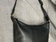 Original Aigner Umhängetasche Schulter Tasche Handtasche Leder schwarz - Köln