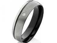 Damenring Titan MOR7 schwarz mit Stein - Aholming