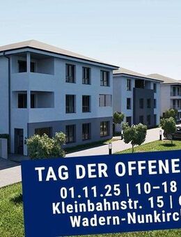 Barrierefreie und rollstuhlgerechte 1-Zimmer-Wohnung mit Balkon (Erdgeschoss) - inkl. Parkplatz - Wadern