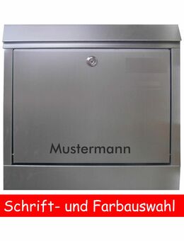 Briefkasten Aufkleber / Sticker / Familienname / Namensaufkleber 01 / 2 cm hoch - Vöhl
