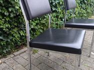 2 Drabert Stühle Chrom Leder 70er - Ginsheim-Gustavsburg