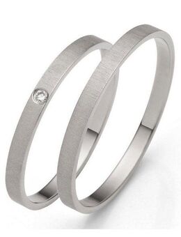 Firetti Trauring Schmuck Geschenk Gold 375 Hochzeit Ehering "LIEBE", Made in Germany, wahlweise mit oder ohne Brillant