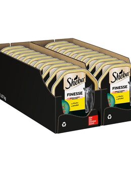 Megapack Sheba Schale 22 x 85 g - Mousse mit Huhn