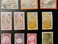 11 Briefmarken Deutsche Bundespost, gestempelt, von 1972 bis 1976 in 51377