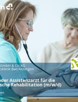 Facharzt oder Assistenzarzt für die orthopädische Rehabilitation (m/w/d) - Bad Kissingen
