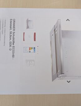 Dunstabzugshaube ORANIER Schublüfter ECO3-60 Edelstahl 59,8cm - Öhringen