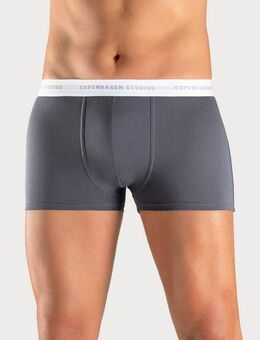 Copenhagen Studios Boxer Boxershorts für Herren (Packung, 3-St., 3er Pack) mit weißem Logo-Bund