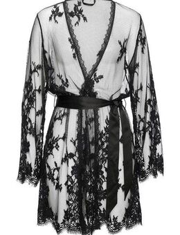 LASCANA Kimono, Gürtel, aus traumhafter Eyelash-Spitze, sexy Dessous, Reizwäsche