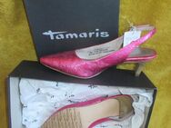 NEU mit Etikett * Glitzer * Kitten- Heels * High- Heels * Slingbacks * Sling * Pumps * Schuhe "Tamaris" Gr. 37/ 4 * pink * - Riedlingen