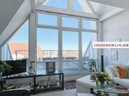 IMMOBERLIN.DE - Gefragte Lage! Feine Dachgeschosswohnung mit Südterrasse, schönem Ambiente, Lift u.a.m. - Berlin