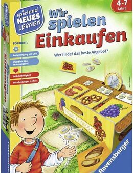 Ravensburger Spiel Wir spielen Einkaufen, Made in Europe