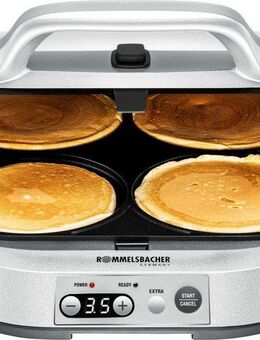 Rommelsbacher Waffeleisen PC 1800 Pancakemaker für süße oder würzige Pancakes, 1800 W