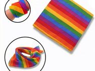 Regenbogen Halstuch Armband Tuch Armtuch 55x55cm Armbinde Kopftuch Binde 8,90* - Villingen-Schwenningen