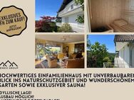 Hochwertiges Einfamilienhaus mit unverbaubarem Blick ins Naturschutzgebiet und wunderschönem Garten - Mettmann