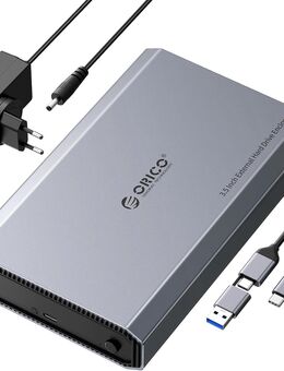 Aluminium Festplattengehäuse 3,5 Zoll USB C 3.2 6Gbps Extern - Berlin Neukölln