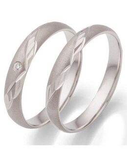 Firetti Trauring Schmuck Geschenk Hochzeit Ehering "LIEBE", wahlweise mit oder ohne Zirkonia (synth)